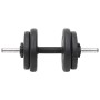 Juego de barras y mancuernas con discos 60 kg de vidaXL, Peso libre - Ref: Foro24-3145025, Precio: 189,33 €, Descuento: %