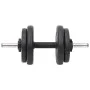 Set of bars and dumbbells with plates 60 kg by vidaXL, free weight - Ref: Foro24-3145025, Price: 135,62 €, Discount: %
