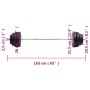 Dumbbell with 60 kg weights by vidaXL, free weight - Ref: Foro24-3145020, Price: 188,92 €, Discount: %