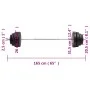 Dumbbell with 60 kg weights by vidaXL, free weight - Ref: Foro24-3145020, Price: 165,72 €, Discount: %
