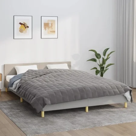 Gewichtsdecke aus grauem Stoff, 220 x 235 cm, 15 kg von vidaXL, Decken - Ref: Foro24-350783, Preis: 89,60 €, Rabatt: %