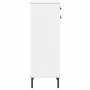 Zapatero con patas de metal OSLO madera maciza pino blanco by vidaXL, Shoe racks and shoe organizers - Ref: Foro24-350987, Pr...