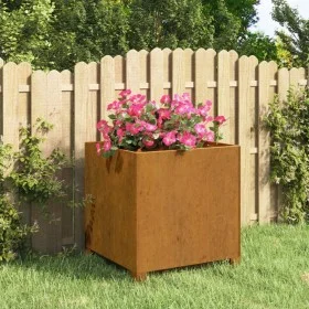 Planter with rusty Corten steel legs 42x40x43 cm by vidaXL, Pots and planters - Ref: Foro24-823680, Price: 48,76 €, Discount: %