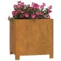 Planter with rusty Corten steel legs 42x40x43 cm by vidaXL, Pots and planters - Ref: Foro24-823680, Price: 48,76 €, Discount: %