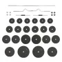 Set aus Stangen und Hanteln mit Platten 120 kg von vidaXL, freies Gewicht - Ref: Foro24-3145032, Preis: 360,48 €, Rabatt: %