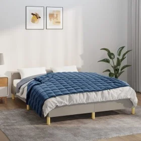 Decke mit Gewicht, blauer Stoff, 138x200 cm, 6 kg. von vidaXL, Decken - Ref: Foro24-350790, Preis: 72,98 €, Rabatt: %