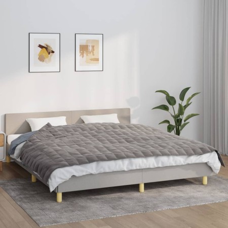 Gewichtsdecke aus grauem Stoff, 155 x 220 cm, 7 kg von vidaXL, Decken - Ref: Foro24-350776, Preis: 56,77 €, Rabatt: %