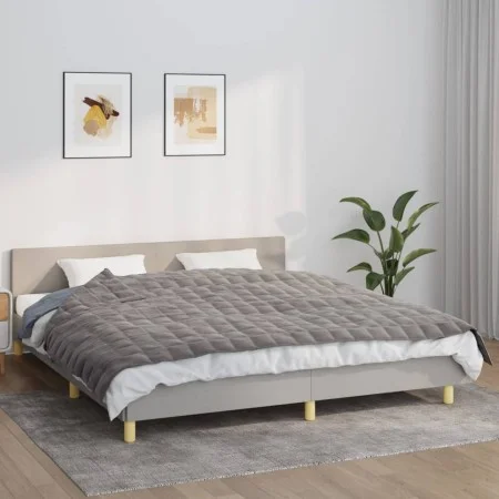 Gewichtsdecke aus grauem Stoff, 155 x 220 cm, 7 kg von vidaXL, Decken - Ref: Foro24-350776, Preis: 59,17 €, Rabatt: %