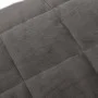 Gray fabric weighted blanket 155x220 cm 7 kg by vidaXL, Blankets - Ref: Foro24-350776, Price: 59,17 €, Discount: %