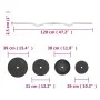 Dumbbell curl with 90 kg discs by vidaXL, free weight - Ref: Foro24-3145022, Price: 202,30 €, Discount: %