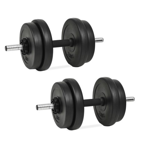 Hanteln mit Scheiben 40 kg von vidaXL, freies Gewicht - Ref: Foro24-3145016, Preis: 112,45 €, Rabatt: %