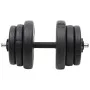 Mancuernas con discos 40 kg de vidaXL, Peso libre - Ref: Foro24-3145016, Precio: 101,59 €, Descuento: %