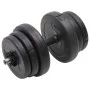 Mancuernas con discos 40 kg de vidaXL, Peso libre - Ref: Foro24-3145016, Precio: 101,59 €, Descuento: %