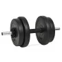 Mancuernas con discos 40 kg de vidaXL, Peso libre - Ref: Foro24-3145016, Precio: 101,59 €, Descuento: %