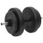 Set of bars and dumbbells with plates 60 kg by vidaXL, free weight - Ref: Foro24-3145026, Price: 140,81 €, Discount: %