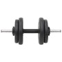 Set of bars and dumbbells with plates 60 kg by vidaXL, free weight - Ref: Foro24-3145026, Price: 197,08 €, Discount: %
