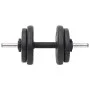 Set of bars and dumbbells with plates 60 kg by vidaXL, free weight - Ref: Foro24-3145026, Price: 140,81 €, Discount: %