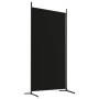 Trennwand mit 2 schwarzen Stoffbahnen 175x180 cm von vidaXL, Raumteiler - Ref: Foro24-350261, Preis: 32,56 €, Rabatt: %