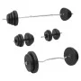 Set aus Stangen und Hanteln mit Platten 120 kg von vidaXL, freies Gewicht - Ref: Foro24-3145031, Preis: 358,67 €, Rabatt: %