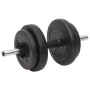 Set of bars and dumbbells with plates 120 kg by vidaXL, free weight - Ref: Foro24-3145031, Price: 416,74 €, Discount: %