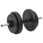 Set of bars and dumbbells with plates 120 kg by vidaXL, free weight - Ref: Foro24-3145031, Price: 358,69 €, Discount: %