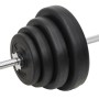 Set of bars and dumbbells with plates 120 kg by vidaXL, free weight - Ref: Foro24-3145031, Price: 416,74 €, Discount: %