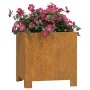 Planter with rusty Corten steel legs 32x30x33 cm by vidaXL, Pots and planters - Ref: Foro24-823678, Price: 35,73 €, Discount: %