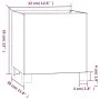 Planter with rusty Corten steel legs 32x30x33 cm by vidaXL, Pots and planters - Ref: Foro24-823678, Price: 35,73 €, Discount: %