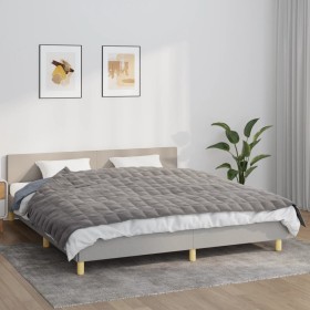 Decke mit Gewicht, grauer Stoff, 155x220 cm, 11 kg. von vidaXL, Decken - Ref: Foro24-350777, Preis: 67,08 €, Rabatt: %