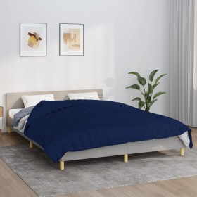 Gewichtsdecke aus blauem Stoff, 220 x 235 cm, 15 kg von vidaXL, Decken - Ref: Foro24-350747, Preis: 108,40 €, Rabatt: %