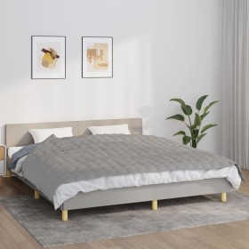 Gewichtsdecke aus grauem Stoff, 155 x 220 cm, 7 kg von vidaXL, Decken - Ref: Foro24-350722, Preis: 64,99 €, Rabatt: %