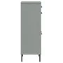OSLO solid pine gray shoe rack with metal legs by vidaXL, Shoe racks and shoe organizers - Ref: Foro24-350983, Price: 125,19 ...