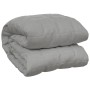 Gray fabric weighted blanket 155x220 cm 7 kg by vidaXL, Blankets - Ref: Foro24-350722, Price: 64,99 €, Discount: %