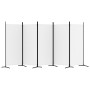 5-teiliger Raumteiler aus weißem Stoff 433x180 cm von vidaXL, Raumteiler - Ref: Foro24-350266, Preis: 56,43 €, Rabatt: %