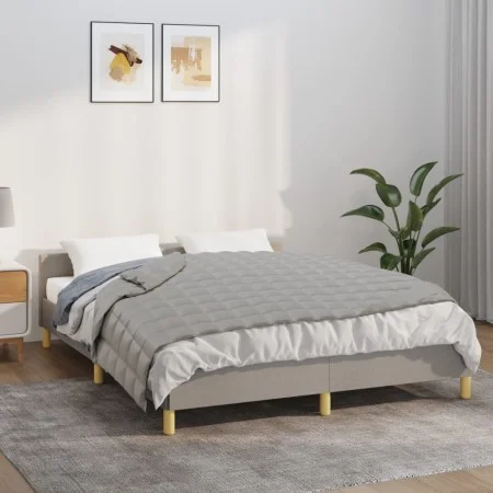 Weighted blanket gray fabric 120x180 cm 9 kg by vidaXL, Blankets - Ref: Foro24-350717, Price: 64,86 €, Discount: %