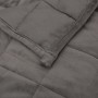 Gray fabric weighted blanket 138x200 cm 6 kg by vidaXL, Blankets - Ref: Foro24-350772, Price: 54,81 €, Discount: %