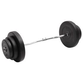 Mancuerna curl con discos 60 kg