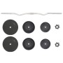 Dumbbell curl with discs 60 kg by vidaXL, free weight - Ref: Foro24-3145018, Price: 152,21 €, Discount: %