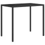 Garden set with cushions 4 pieces black synthetic rattan by vidaXL, Garden sets - Ref: Foro24-319506, Price: 200,64 €, Discou...
