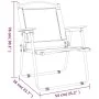 Sillas de camping 2 uds tela Oxford negro 54x55x78 cm de vidaXL, Sillas de jardín - Ref: Foro24-319485, Precio: 89,50 €, Desc...