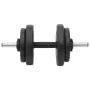 Set of bars and dumbbells with plates 60 kg by vidaXL, free weight - Ref: Foro24-3145028, Price: 172,50 €, Discount: %