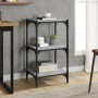 Sonoma Regal aus grauem Sperrholz und Stahl 40x33x70,5 cm von vidaXL, Bücherregale und Regale - Ref: Foro24-819310, Preis: 38...