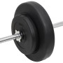 Set of bars and dumbbells with plates 60 kg by vidaXL, free weight - Ref: Foro24-3145028, Price: 208,91 €, Discount: %