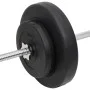 Set of bars and dumbbells with plates 60 kg by vidaXL, free weight - Ref: Foro24-3145028, Price: 172,50 €, Discount: %