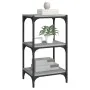 Estantería contrachapada y acero gris Sonoma 40x33x70,5 cm de vidaXL, Librerías y estanterías - Ref: Foro24-819310, Precio: 3...