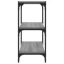 Sonoma Regal aus grauem Sperrholz und Stahl 40x33x70,5 cm von vidaXL, Bücherregale und Regale - Ref: Foro24-819310, Preis: 38...