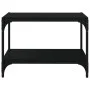 Plywood and black steel TV cabinet 60x33x41 cm by vidaXL, TV Furniture - Ref: Foro24-819317, Price: 33,07 €, Discount: %