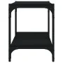 Plywood and black steel TV cabinet 60x33x41 cm by vidaXL, TV Furniture - Ref: Foro24-819317, Price: 33,07 €, Discount: %