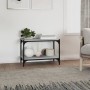 Mueble para TV contrachapada y acero gris Sonoma 60x33x41 cm de vidaXL, Muebles TV - Ref: Foro24-819320, Precio: 33,44 €