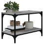 TV-Schrank aus grauem Sonoma-Sperrholz und Stahl, 60 x 33 x 41 cm von vidaXL, TV-Möbel - Ref: Foro24-819320, Preis: 33,44 €, ...